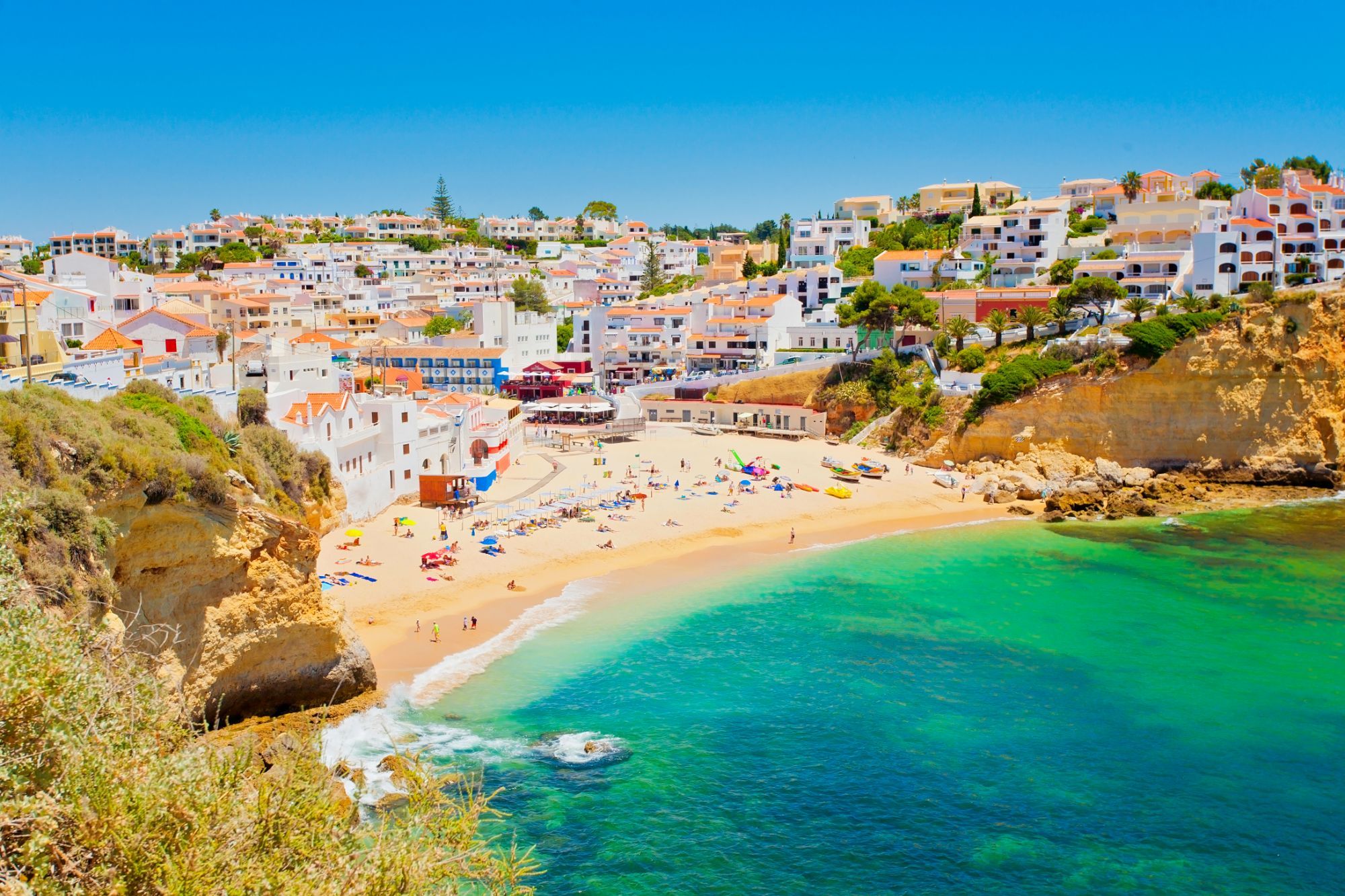 Brit, 58, dies after being pulled from sea by lifeguards near popular Algarve holiday resort