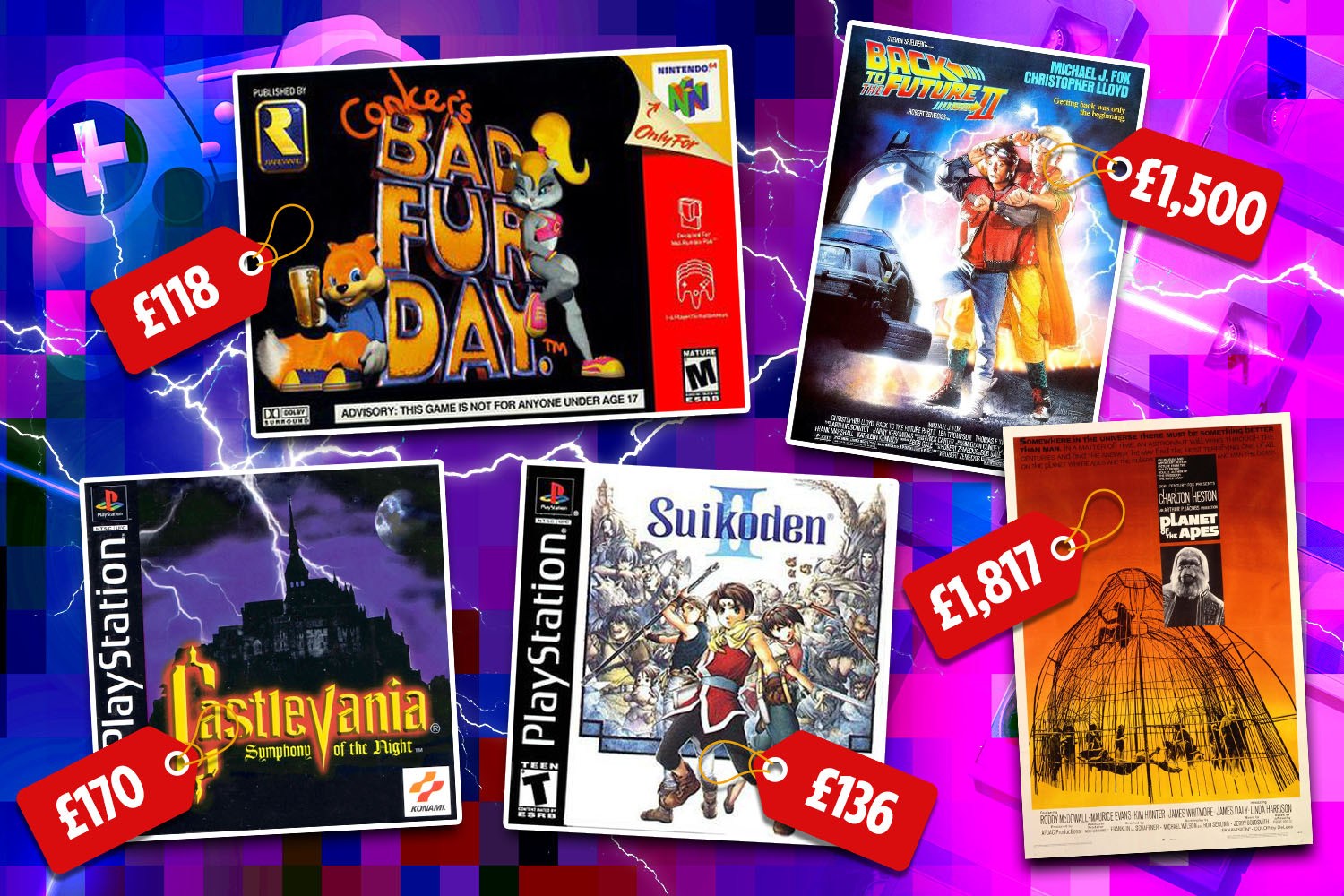 Are you sitting on a video game or VHS gold mine? The most in-demand titles including £2k horror & £1.3k Nintendo gem