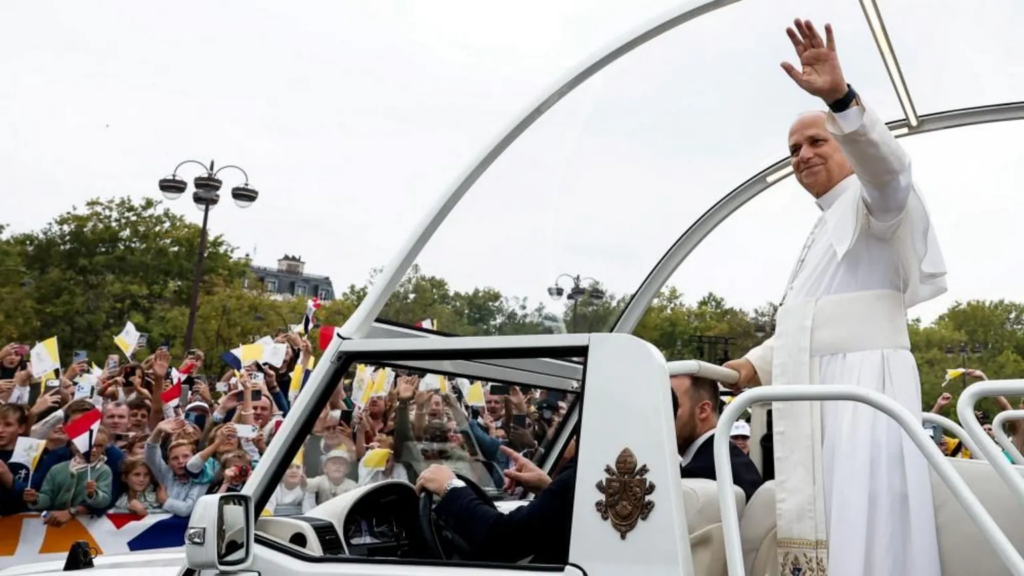 Pope praises young people’s ‘energy and commitment’ at huge open-air Mass in Paris