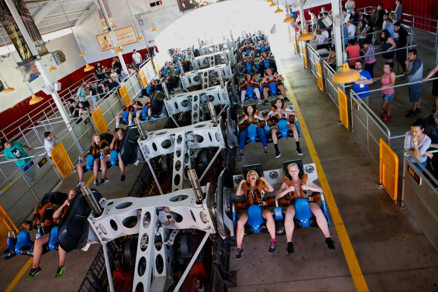 Roller coaster brain-injury suits mount against Six Flags