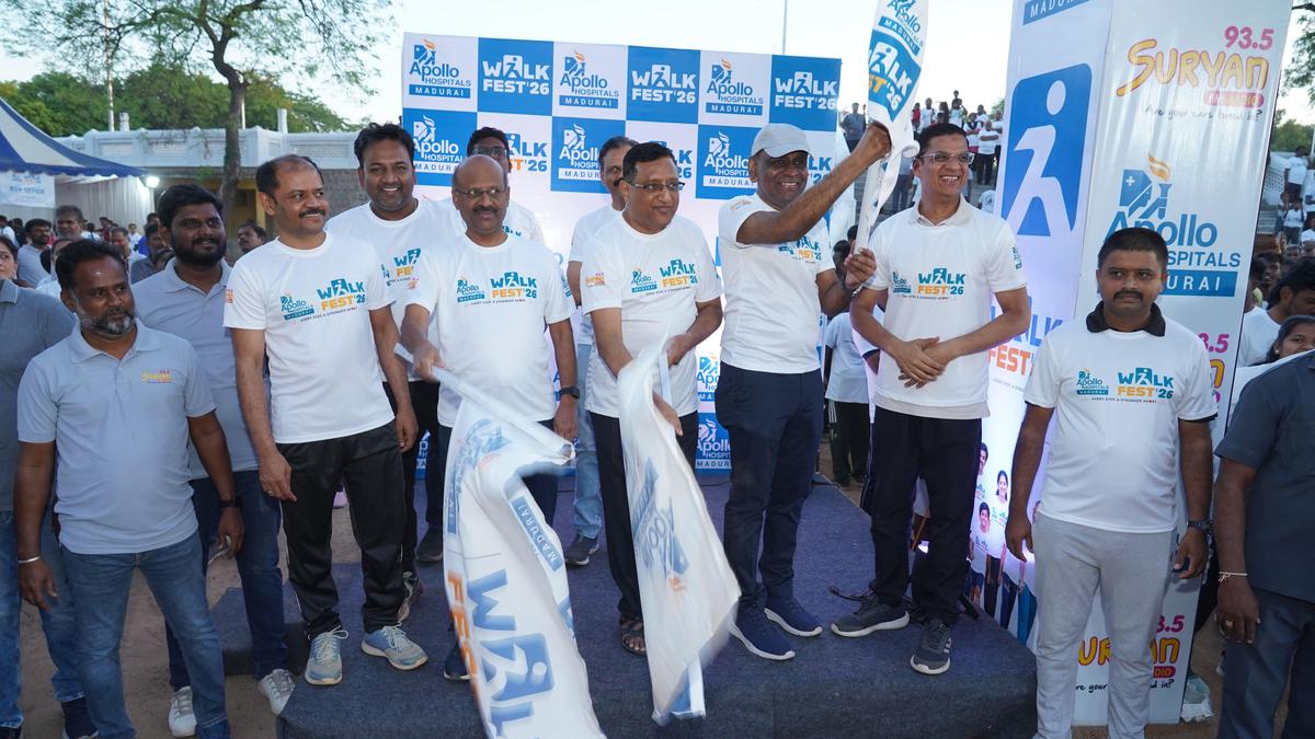 Apollo Hospital’s walkathon draws big turnout in Madurai