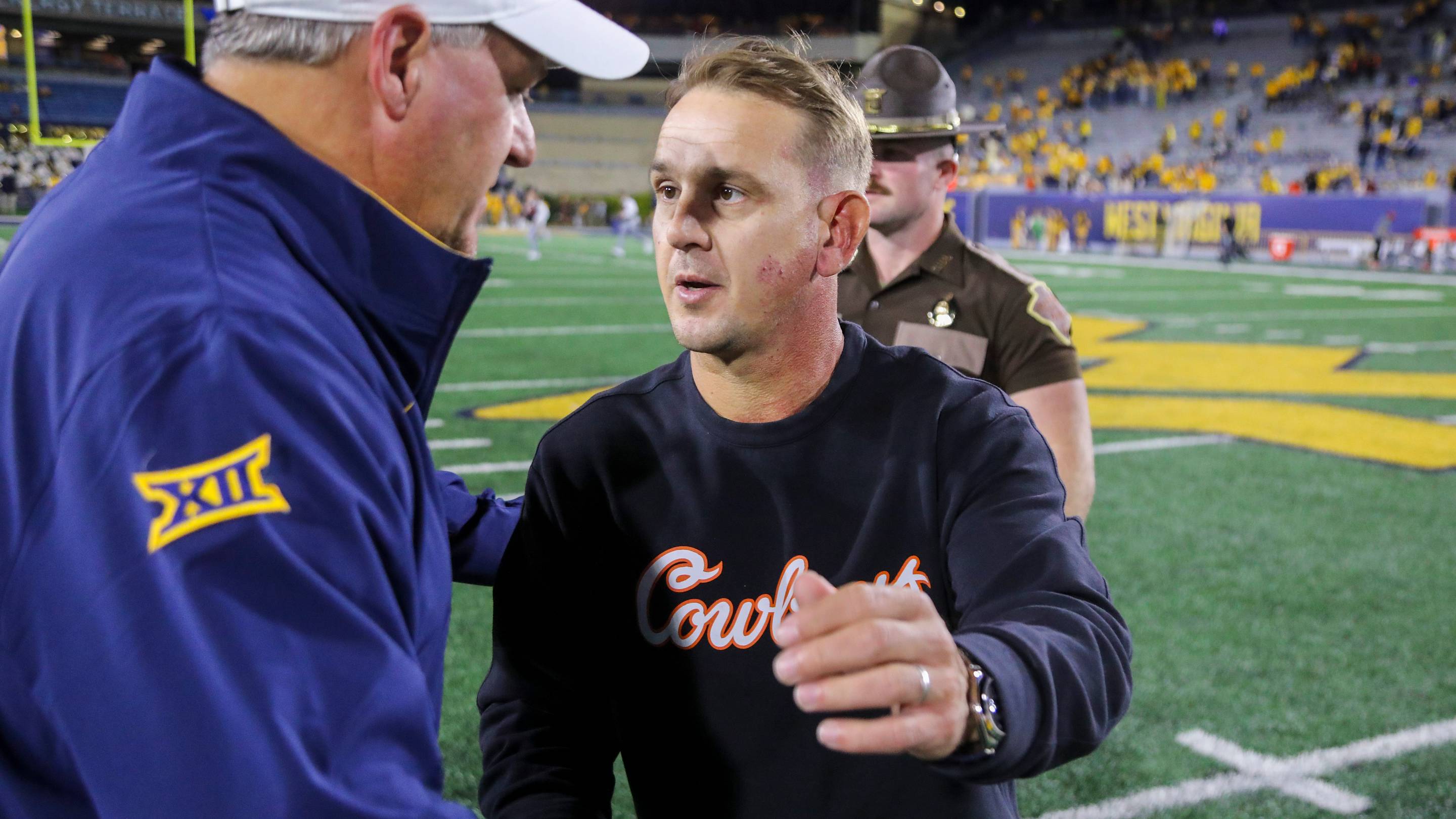 What Eric Morris Said About WVU and QB Mike Hawkins Jr.