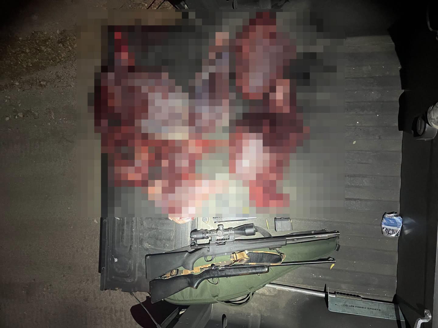 Poaching suspects caught with bloody hands, decapitated deer in Angeles National Forest