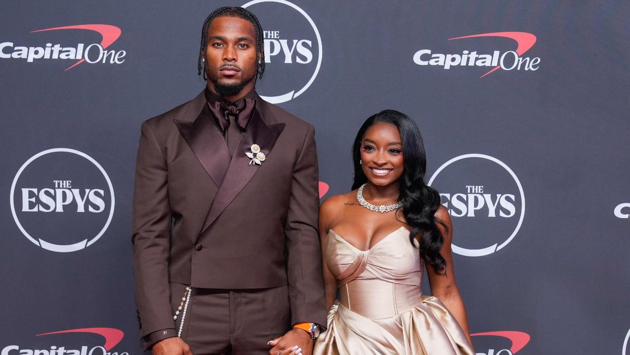 Simone Biles’ husband reveals what happened after ‘the catch’ comment went viral