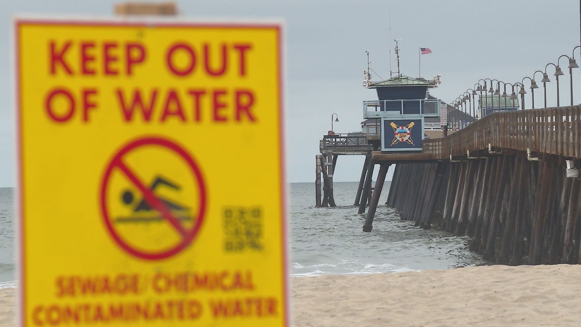 Imperial Beach shoreline closed due to sewage contamination