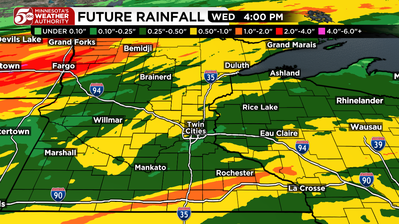 Tuesday brings next chance for rain
