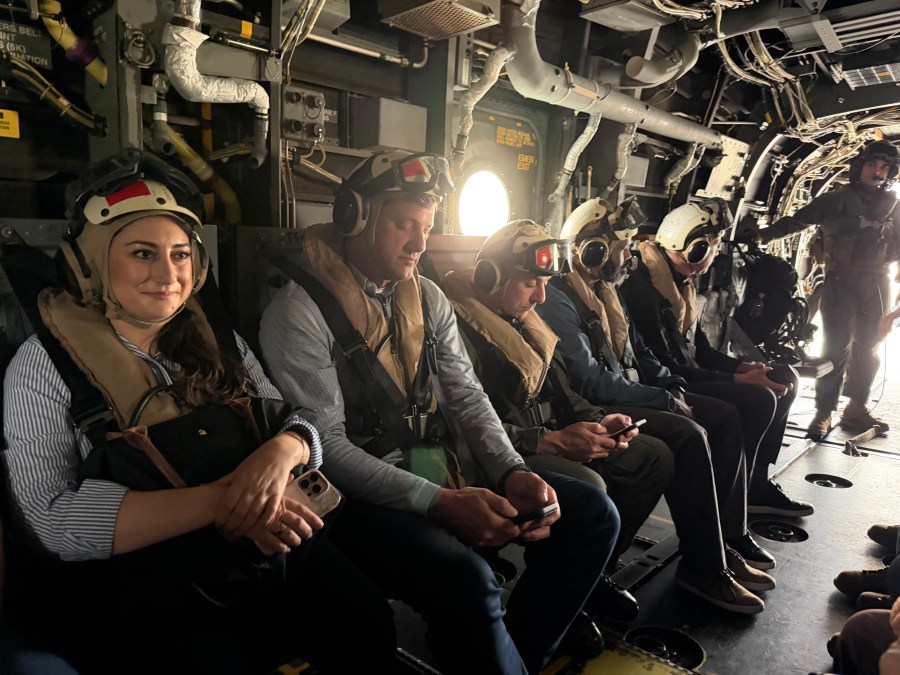 San Diego representative visits USS Abraham Lincoln