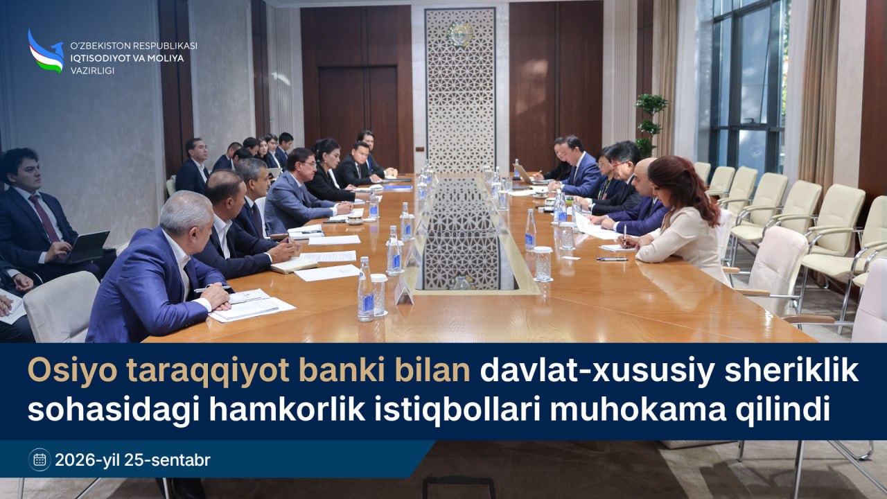 Uzbekistan, ADB discuss accelerating PPP projects