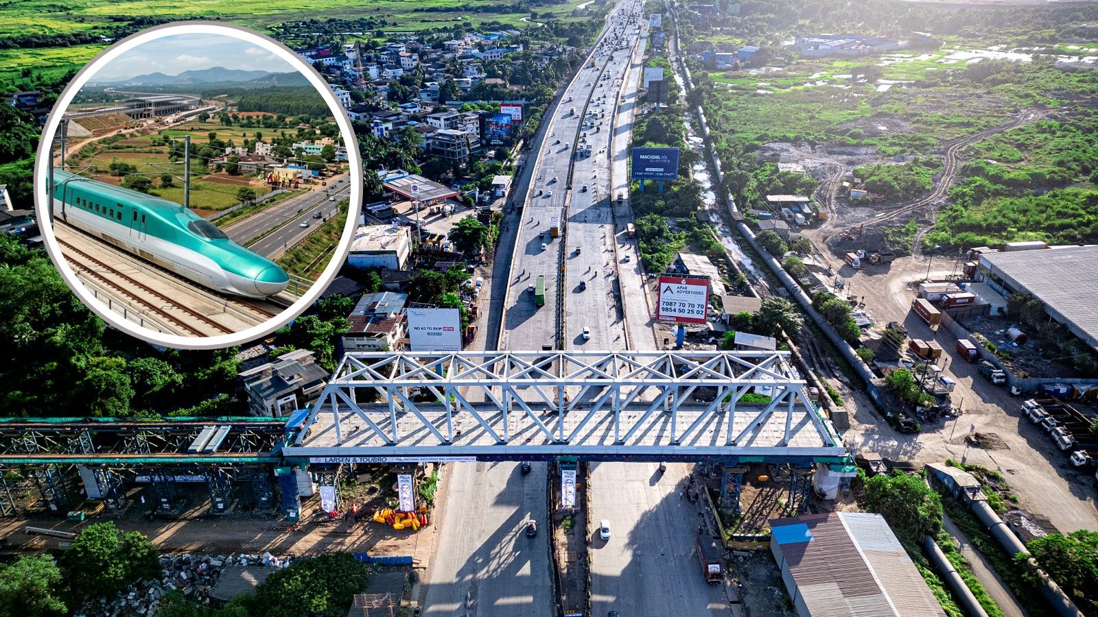 Mumbai-Ahmedabad bullet train project: First steel bridge launched in Maharashtra