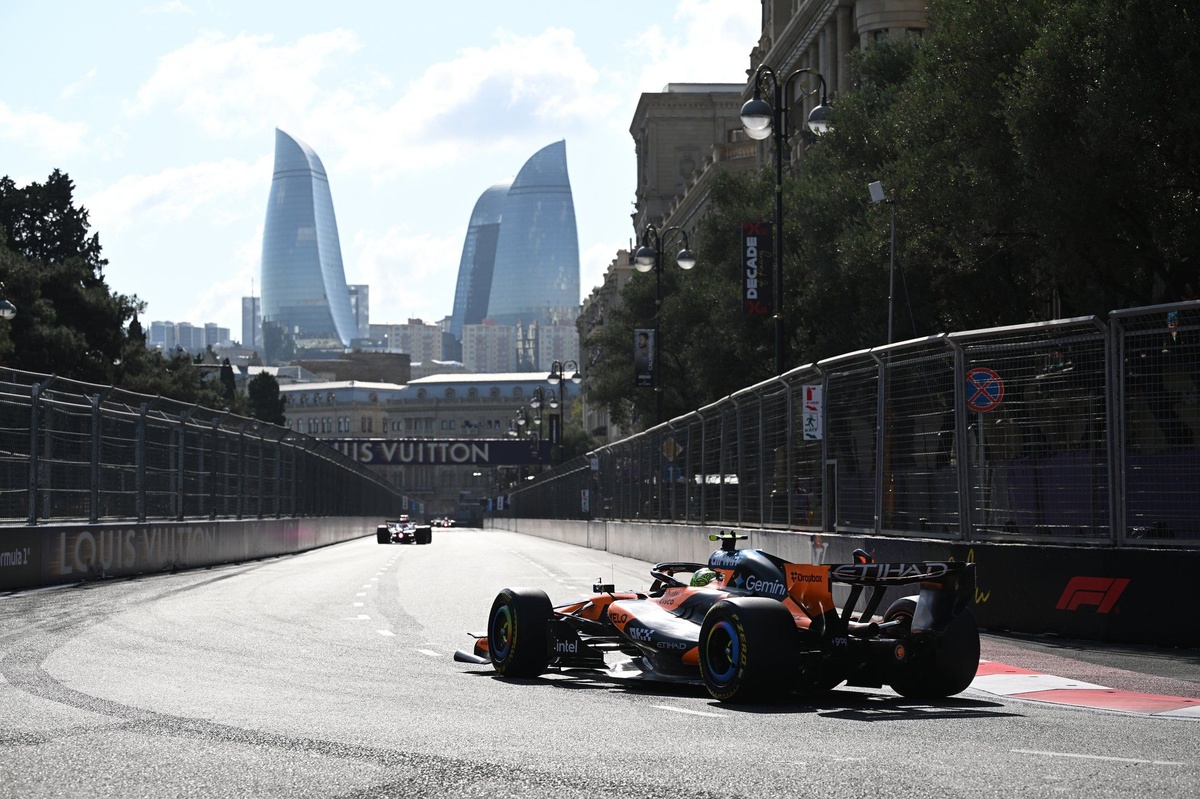 Why McLaren was so much slower than Mercedes on Baku's straights
