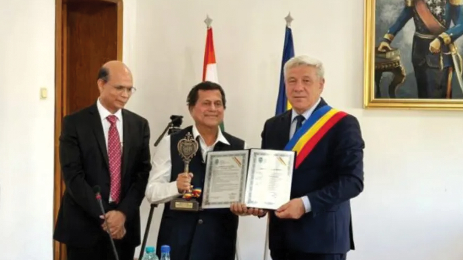 Dr Achyuta Samanta Conferred Honorary Citizenship by Romanian Town, Receives Multiple International Honours