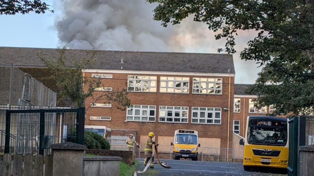 Fire at old school building being treated as arson