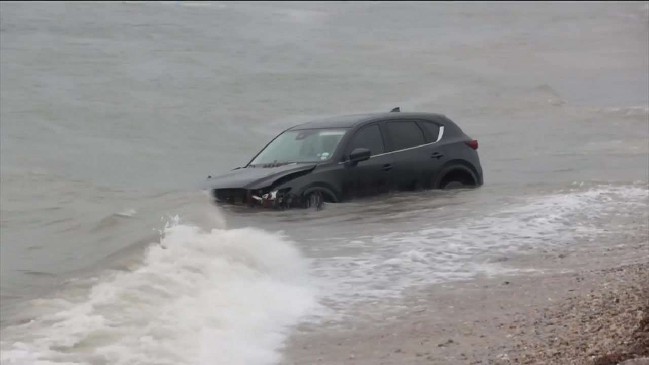 SUV found in ocean at Falmouth beach