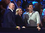 Mike Tindall makes first public appearance since death of his father Phil, 80, as he and wife Zara join close friend Roger Federer for his annual Laver Cup