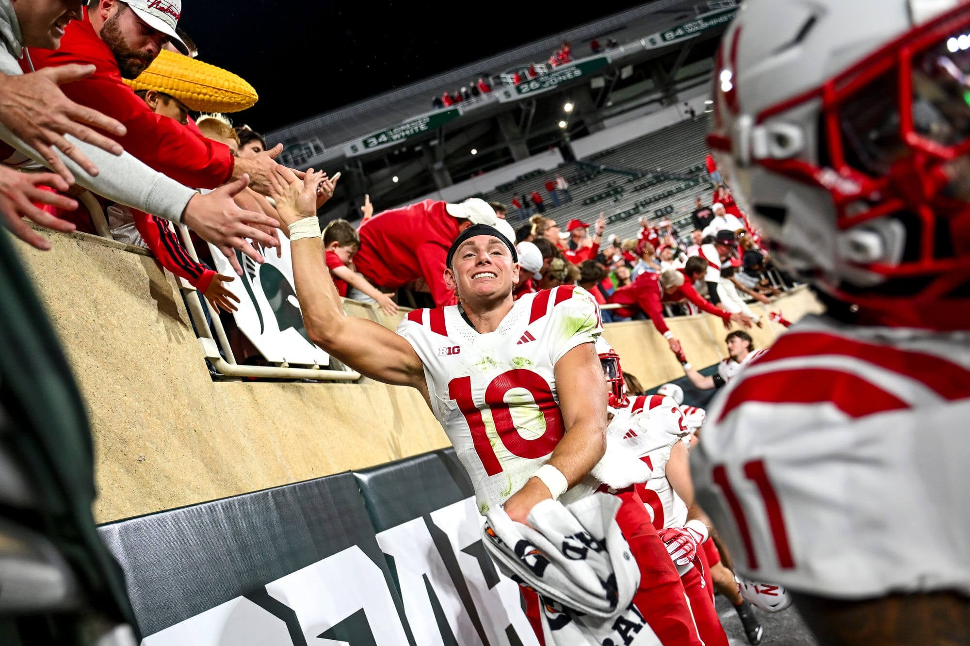 Nebraska is 4-0 for first time in a decade. Matt Rhule's Huskers have a new identity, too