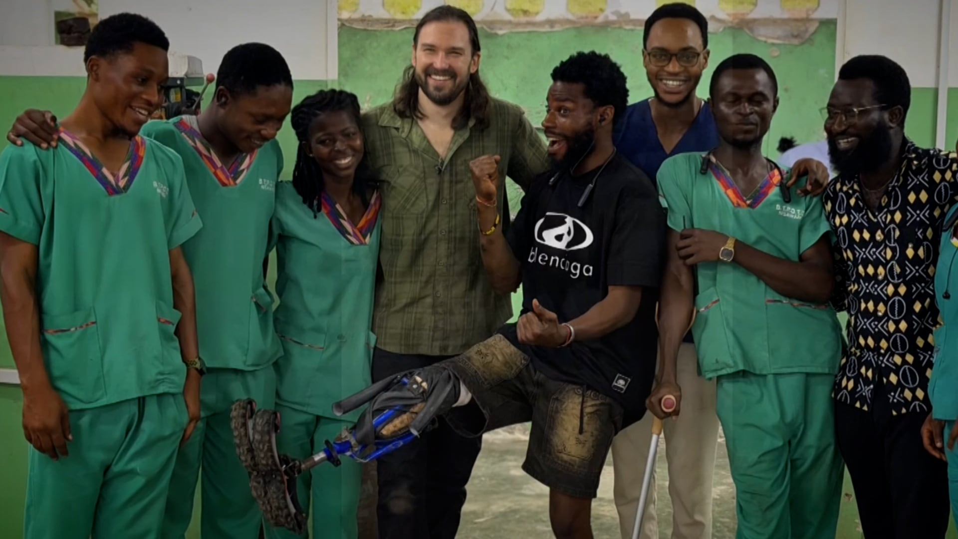 He’s creating prosthetic legs from bicycle parts for those who need it
