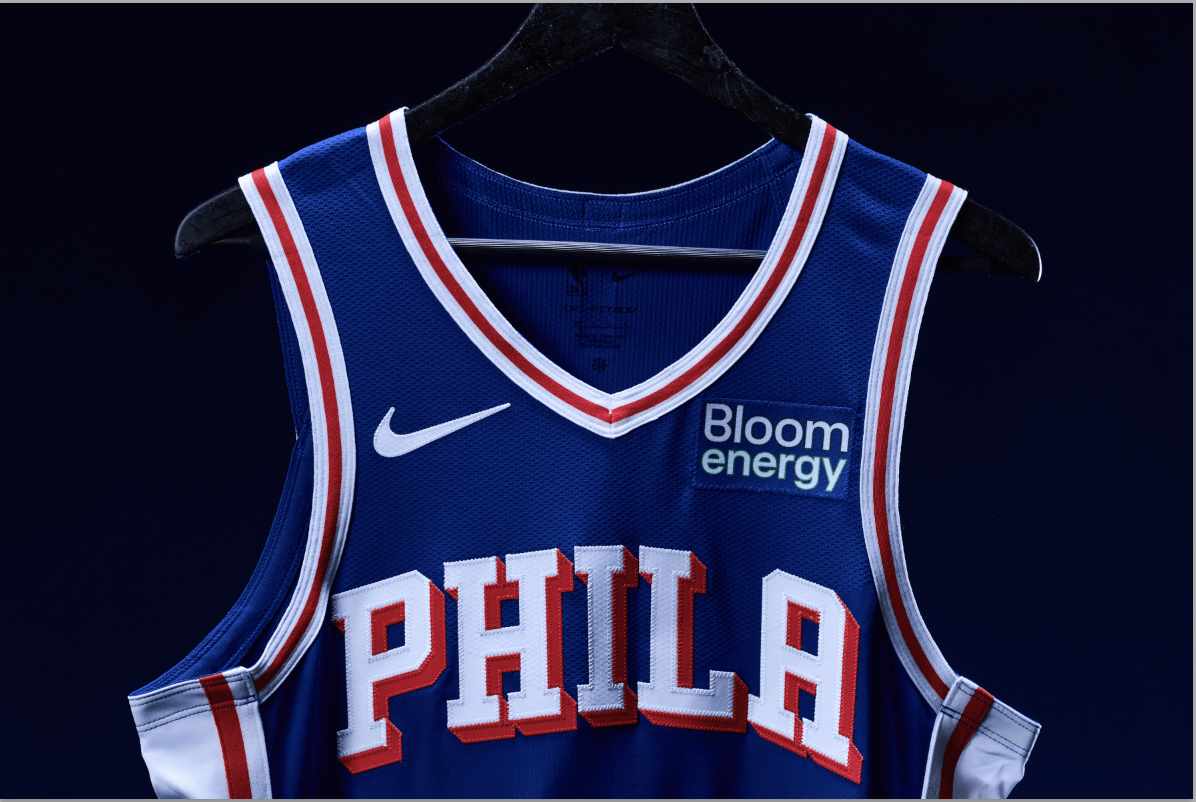 Sixers unveil Bloom Energy as Official Jersey Patch Partner