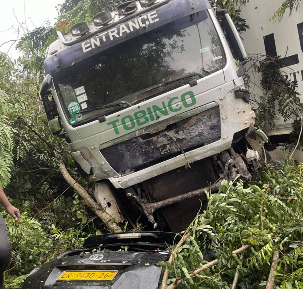 Four killed in Accra-Kumasi Highway crash at Anyinasin Junction