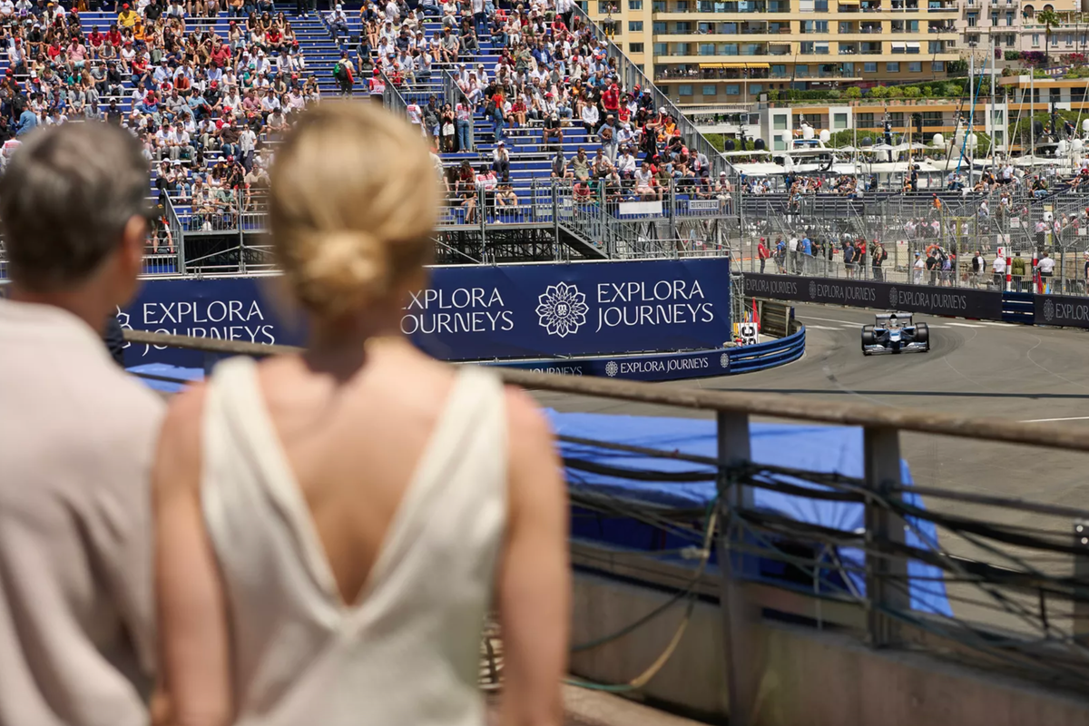 This luxury cruise ship will dock just 150 metres from Monaco Grand Prix