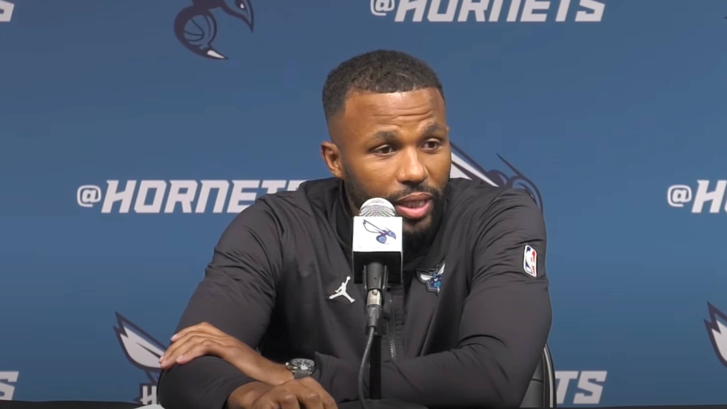 Jeff Peterson Kicks Off Hornets Media Day With Brandon Miller Update