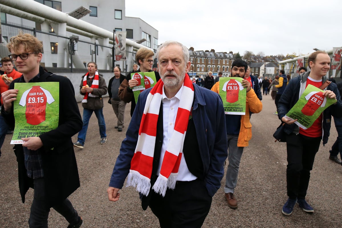 Arsenal superfan Jeremy Corbyn calls for Man City to be relegated after 'guilty verdicts'