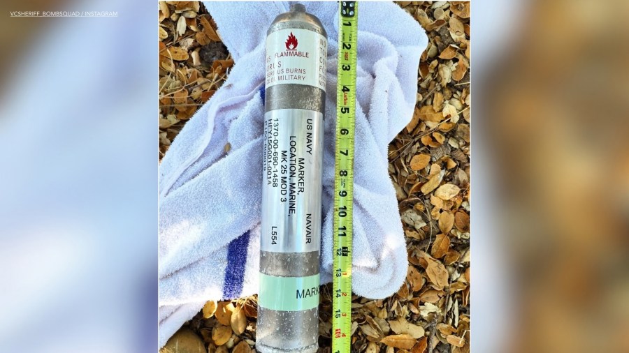 'Concerned citizen' finds dangerous Navy device on Southern California beach, takes it home