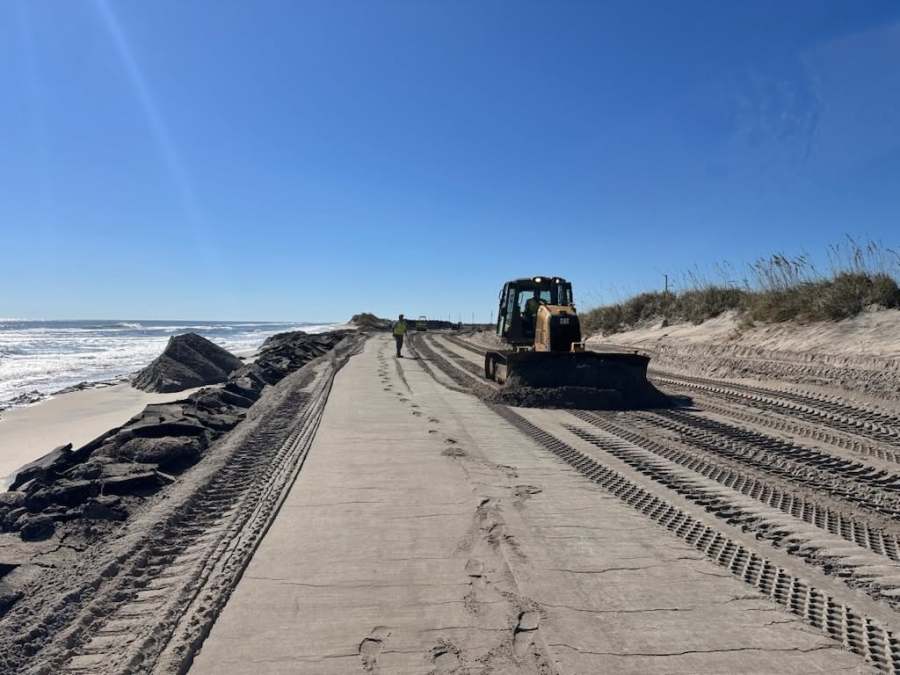 NC 12 to reopen on Pea Island to northbound traffic following closure