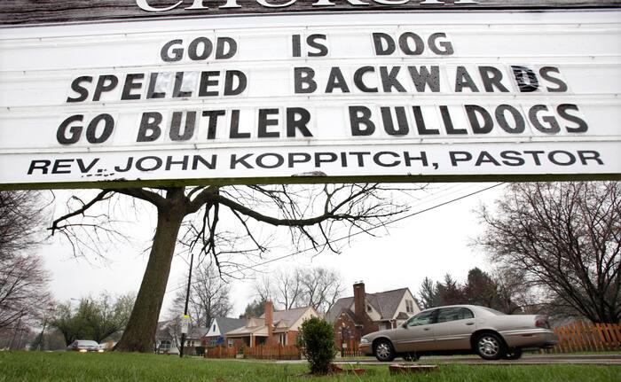 Giggle for God: America’s witty church signs aim to inspire, attract drivers and passersby