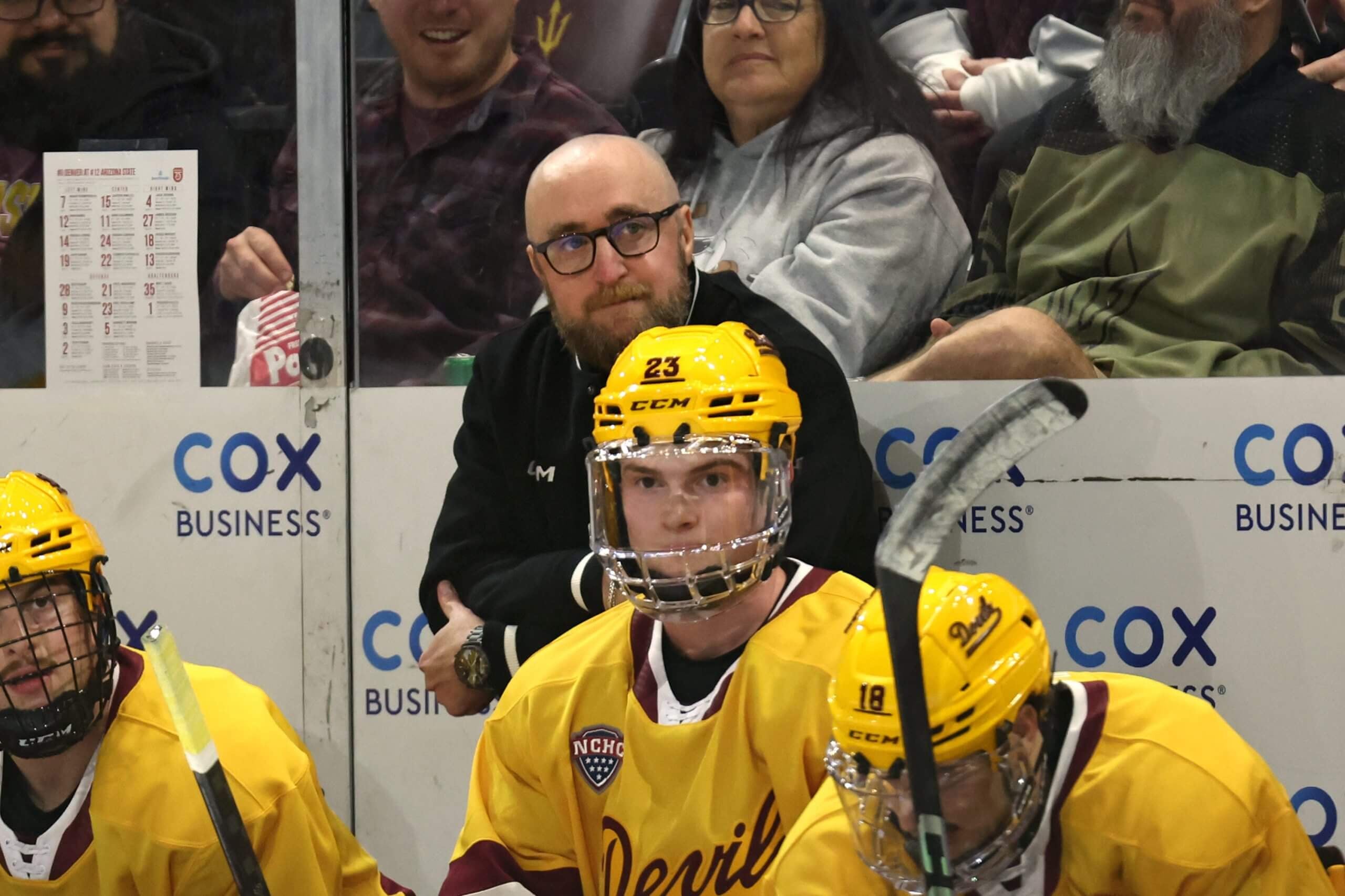 Arizona State men's hockey players ask school to place coach Greg Powers on leave