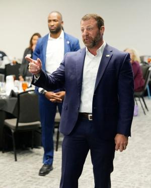 Markwayne Mullin defends ICE in shouting match at Edmond Chamber event