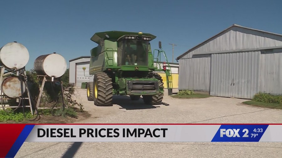 Rising diesel costs hit farmers during harvest season