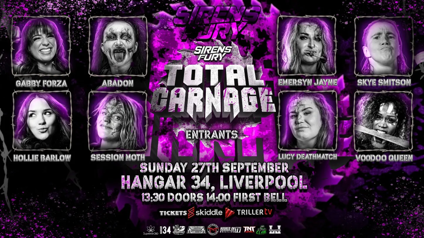 TNT Extreme Sirens Fury Total Carnage Results (9/27)