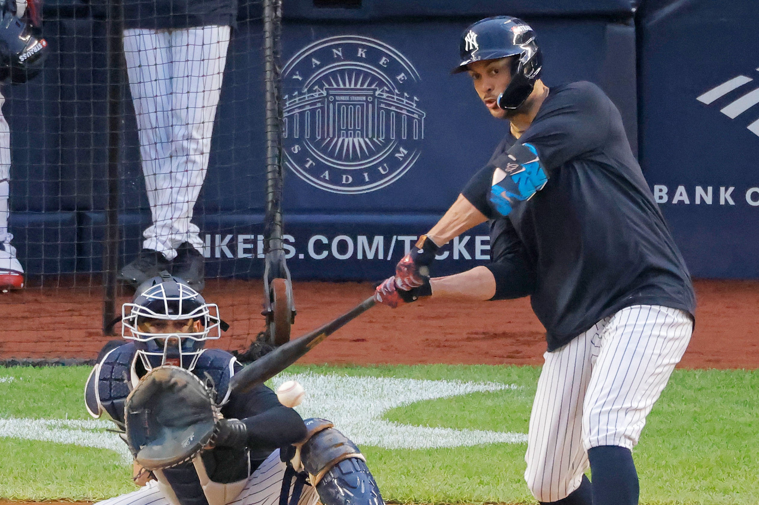 Giancarlo Stanton proves he’s playoff healthy — but not much more in final test