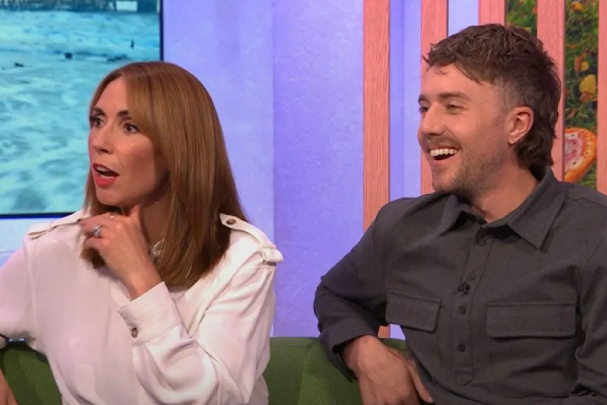 Watch the awkward moment The One Show’s Alex Jones gets Oscar winner’s name wrong and apologises in interview blunder