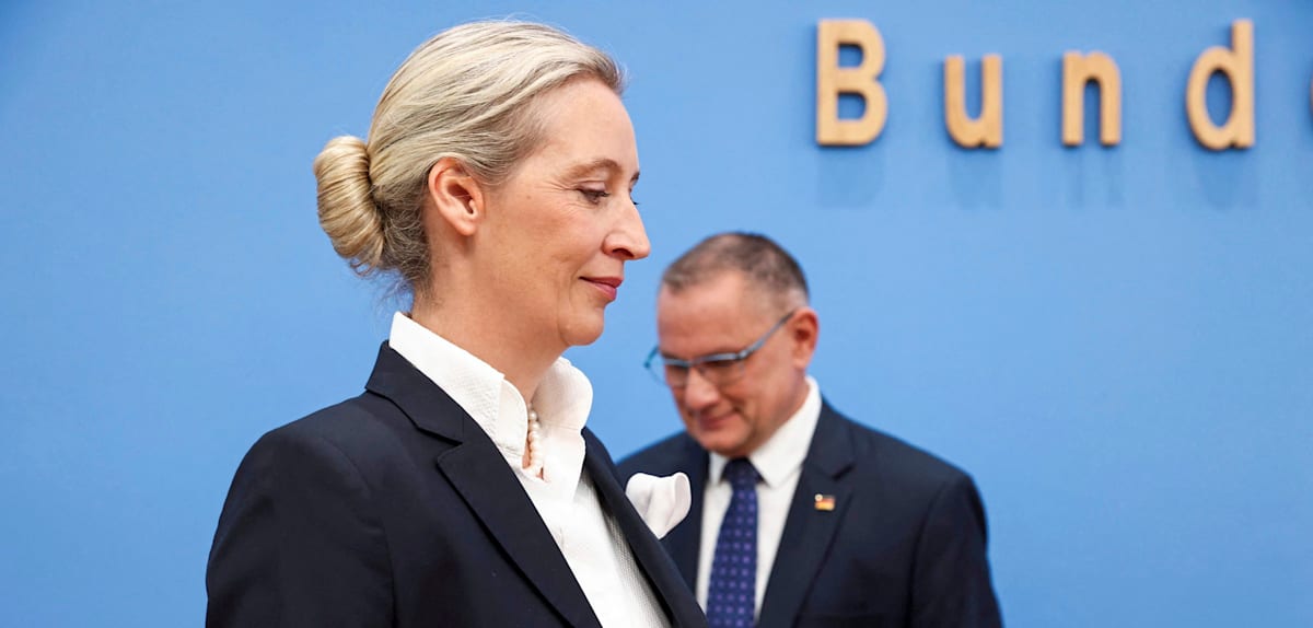 AfD-Vorsprung wächst in Umfrage auf Rekordwert von 10,5 Prozentpunkten an