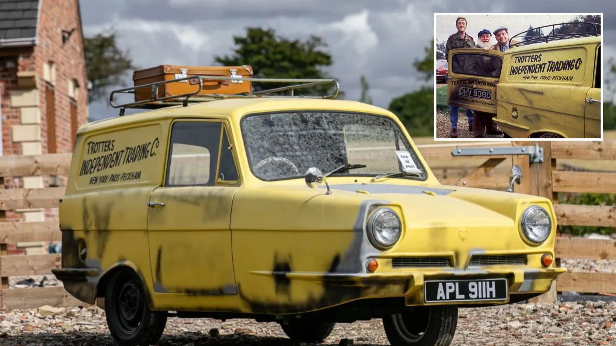 Only Fools and Horses’ iconic three-wheeled yellow van goes up for ‘lovely jubbly’ sum at auction