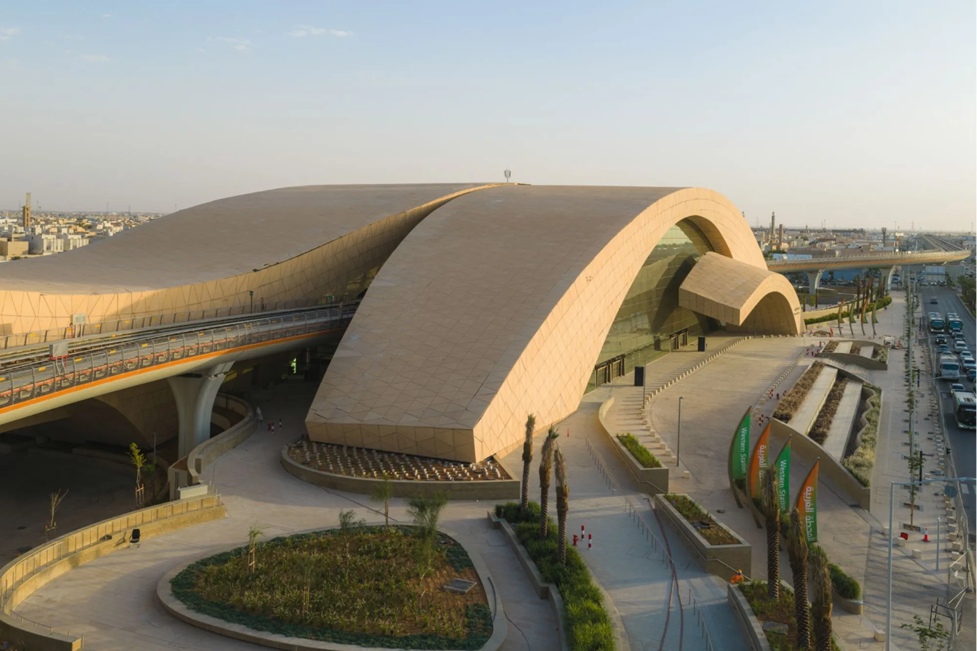 World’s most beautiful train stations revealed from ‘desert dunes’ to doughnut shaped entrances