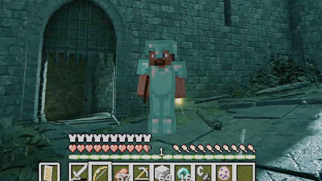 Modder recreates all of Minecraft inside Elden Ring with 1,600 items and working redstone