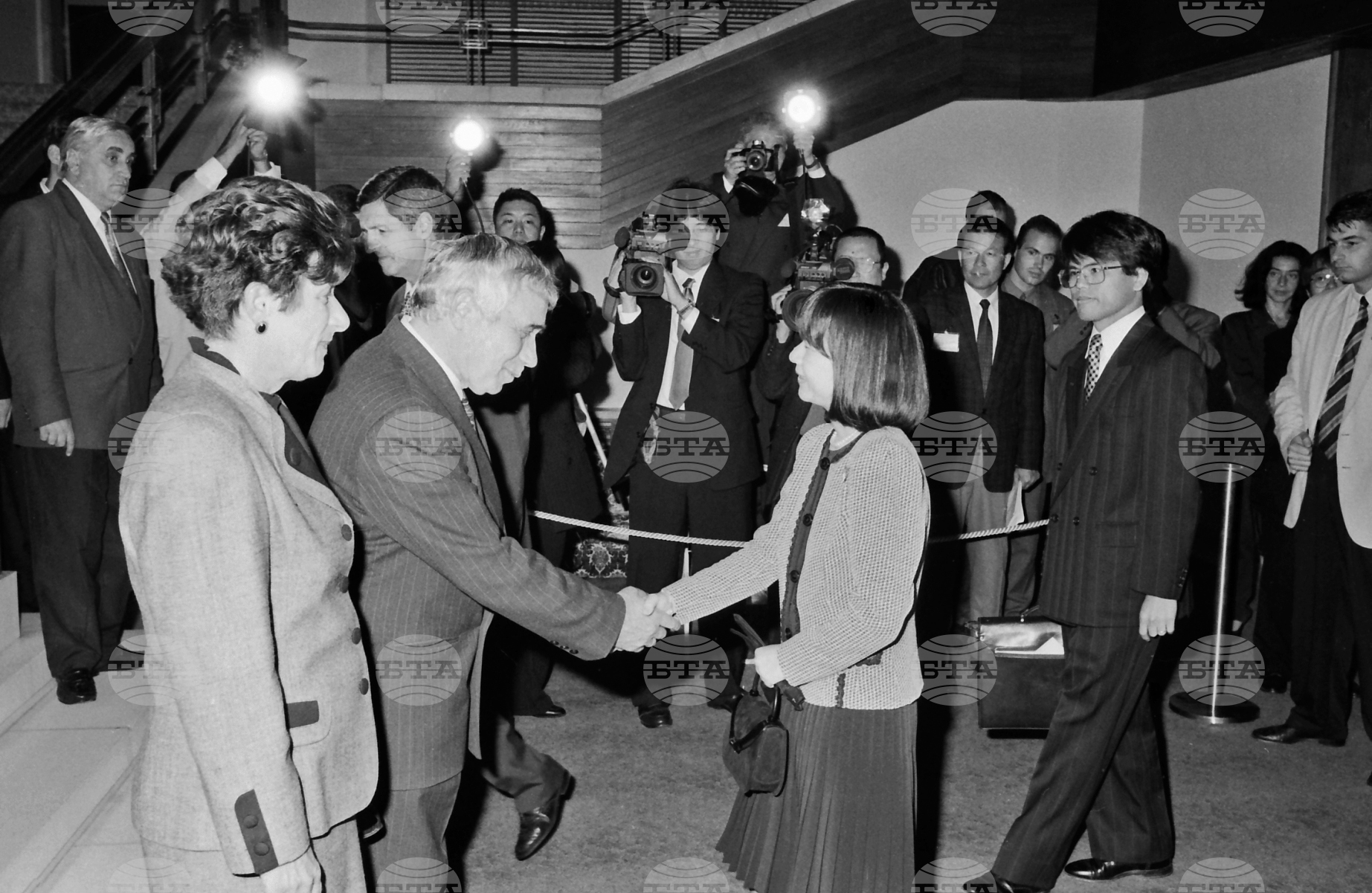 September 29, 1996: Princess Sayako of Japan Arrives at Bulgarian Government's Invitation
