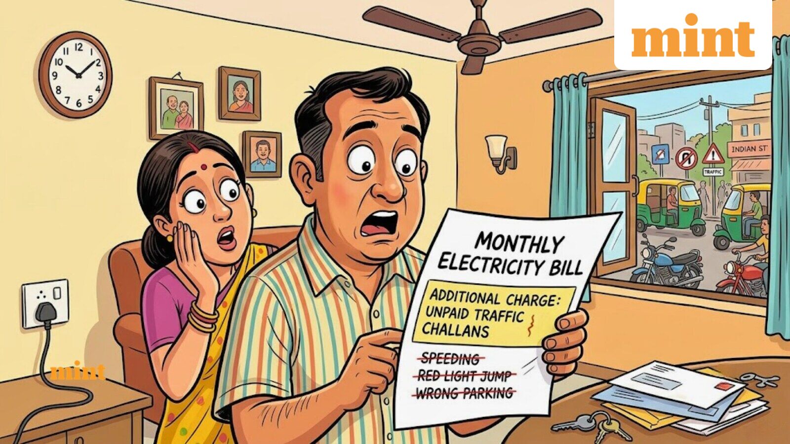 Have any traffic challan still unpaid? The amount may be added to your electricity bill