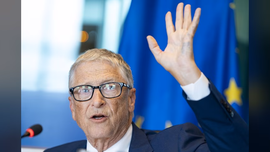 Bill Gates tells Ezra Klein AI crossed bio and cyber thresholds this year