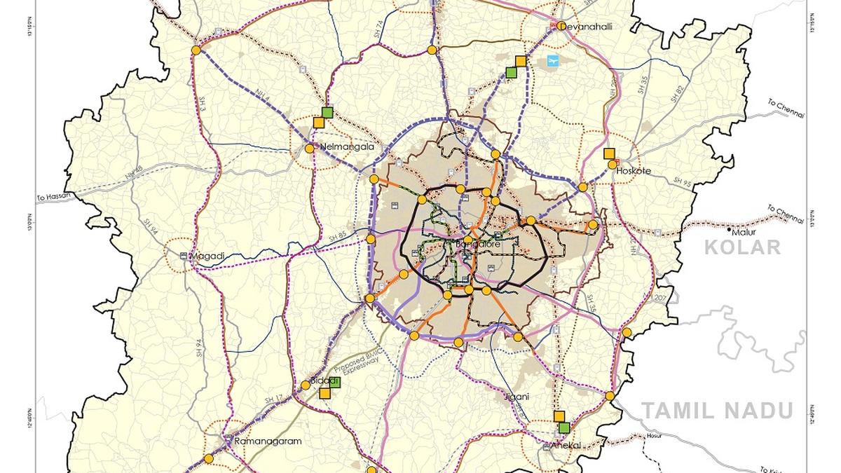 BMRDA notifies new mobility road grid for Bengaluru Metropolitan Region