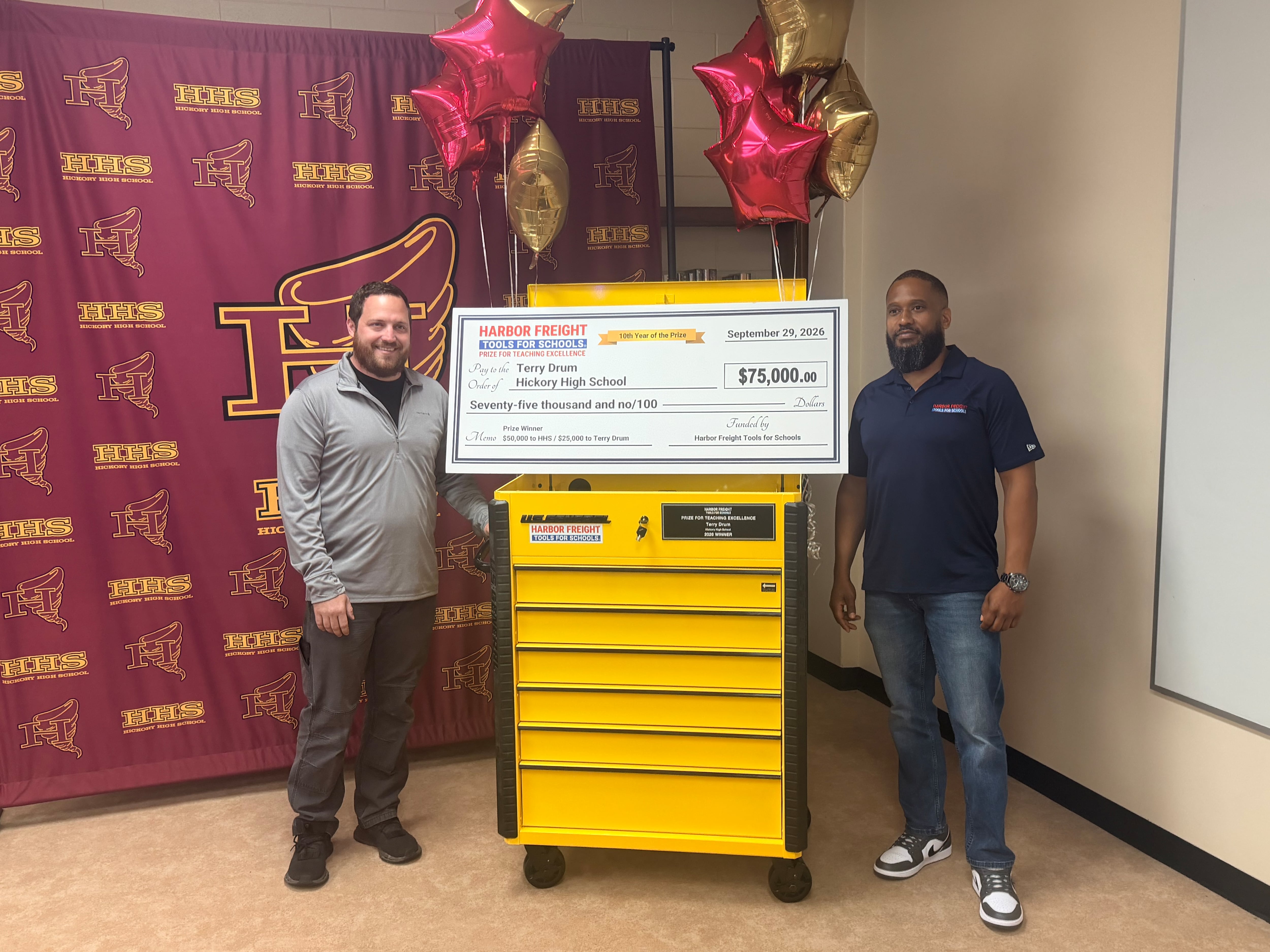 Hickory automotive teacher wins national $75K teaching excellence prize