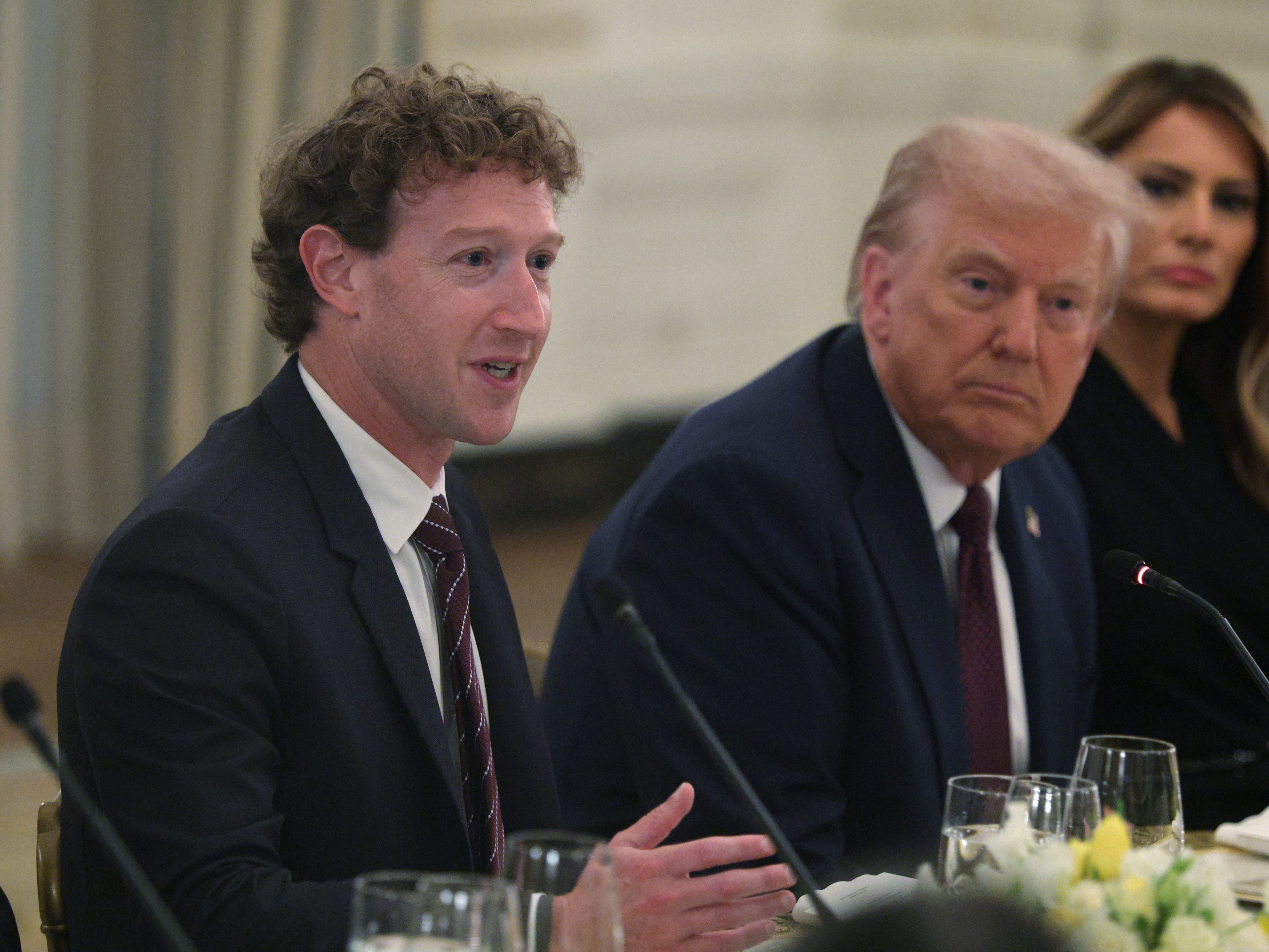 Trump revealed the seating chart for his big AI meeting. See who's in — and who's missing.