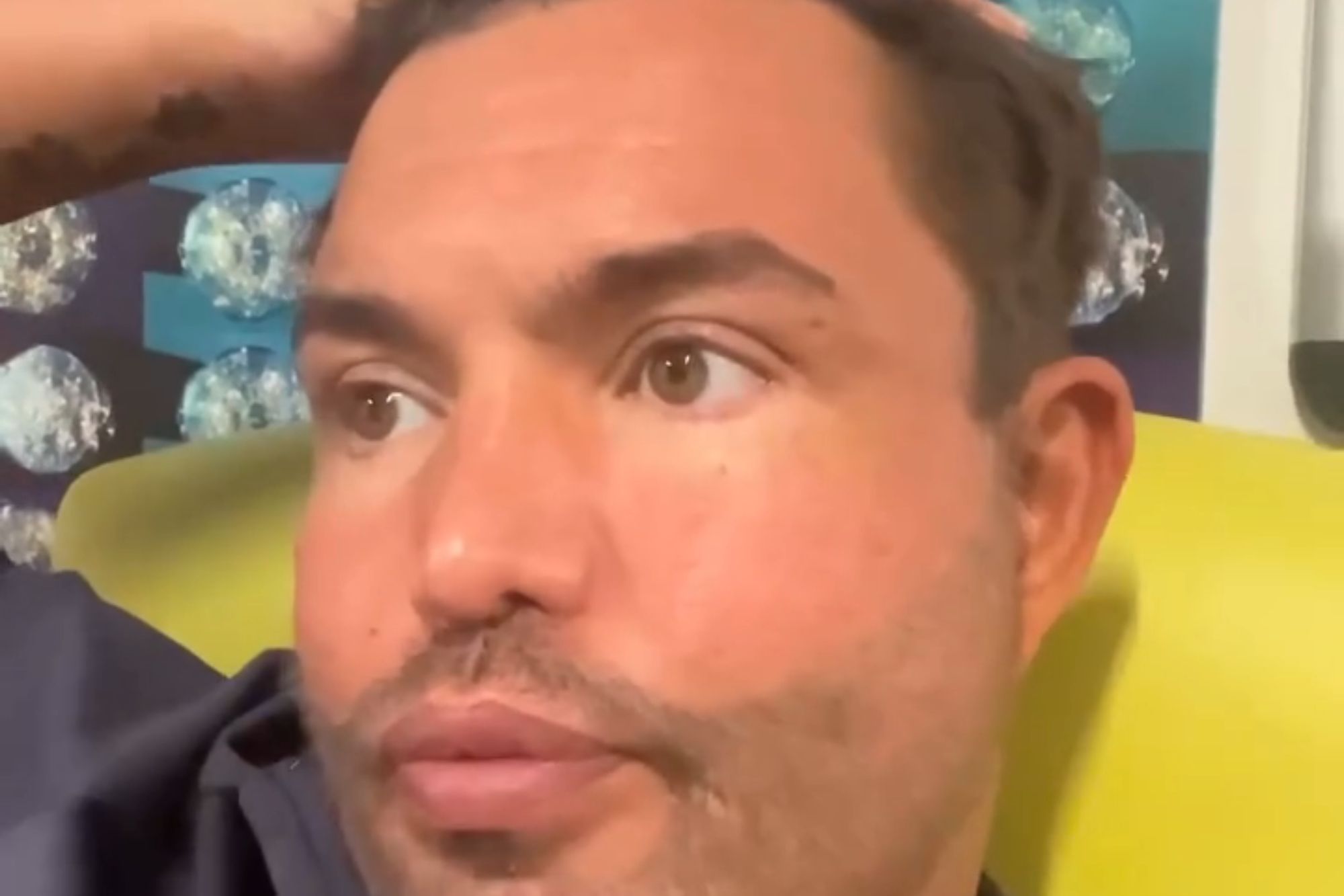 Towie’s Bobby Norris reveals he’s back in hospital as he shows off worrying rash and says ‘I look like a toad’