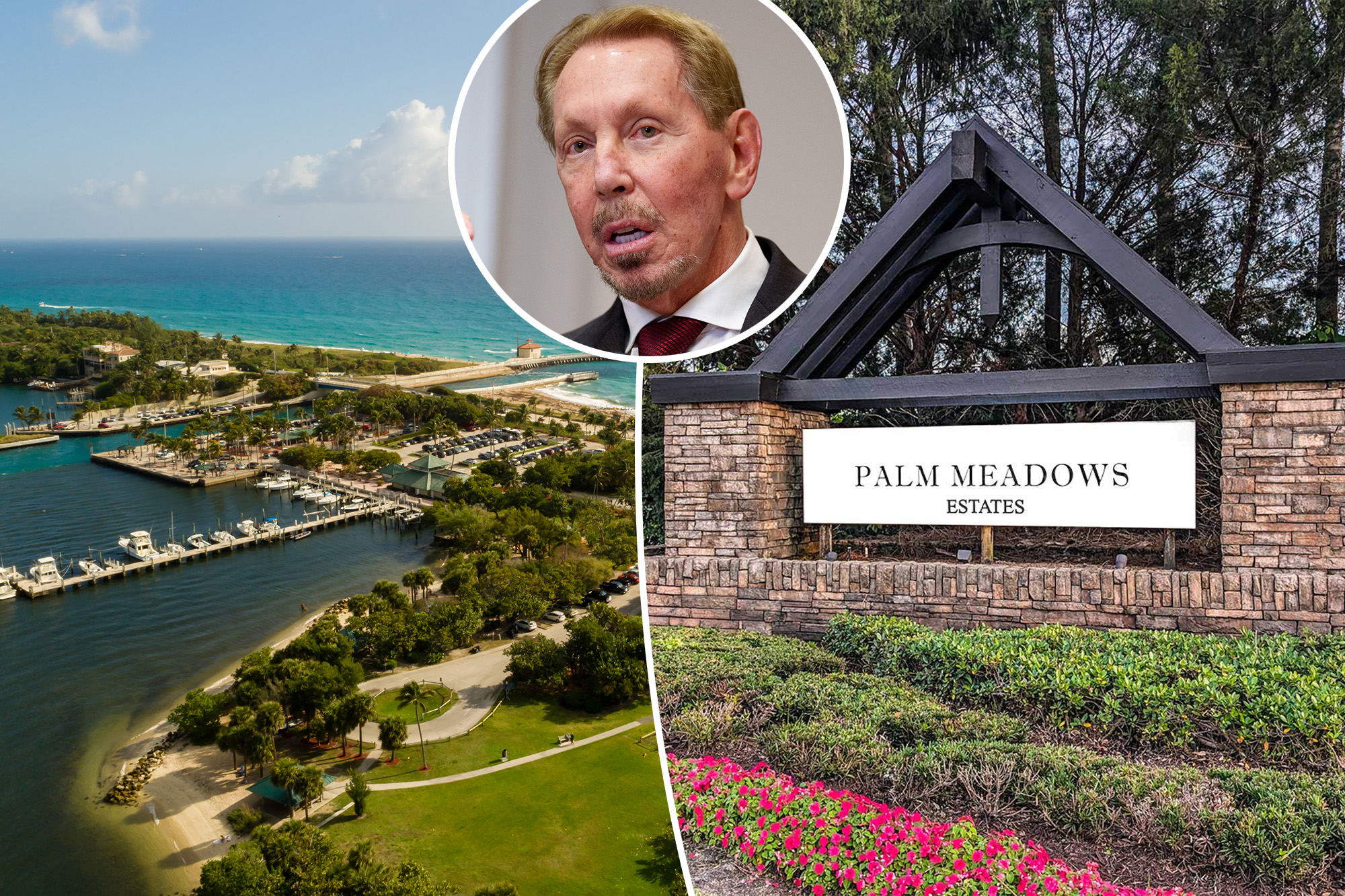 Larry Ellison quietly bought 8 homes for his staff to be near his sprawling Florida mansion