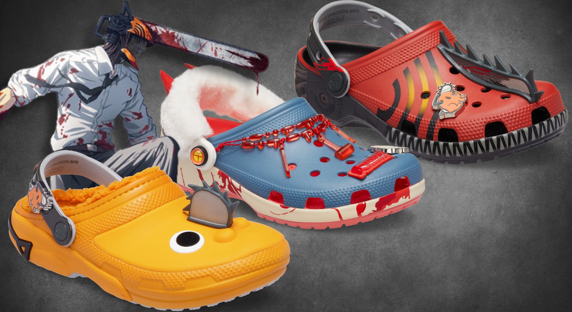 Crocs x Chainsaw Man Collection Revealed With 4 New Clog Designs