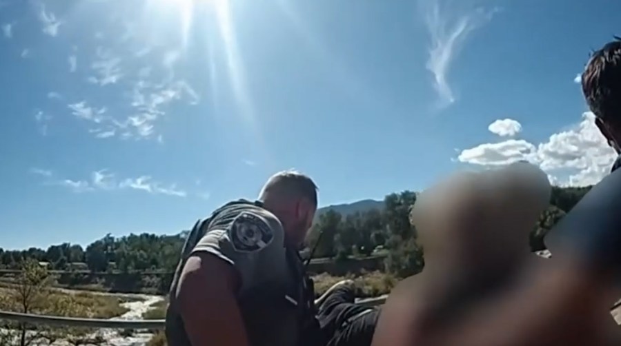 First responders save woman and dog trapped in culvert near Pueblo