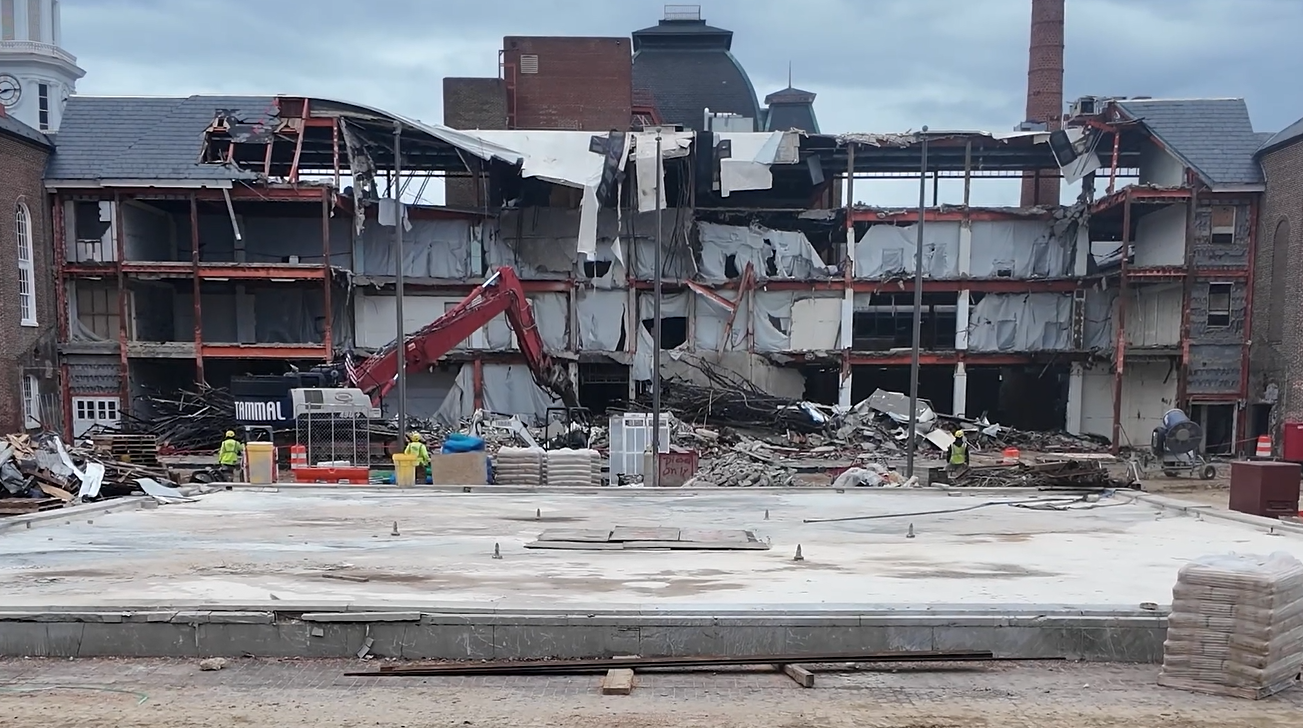 Alexandria City Hall renovation project remains on schedule despite unexpected asbestos cleanup