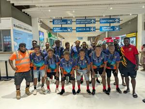 Solomon Islands futsal club arrives for friendly series